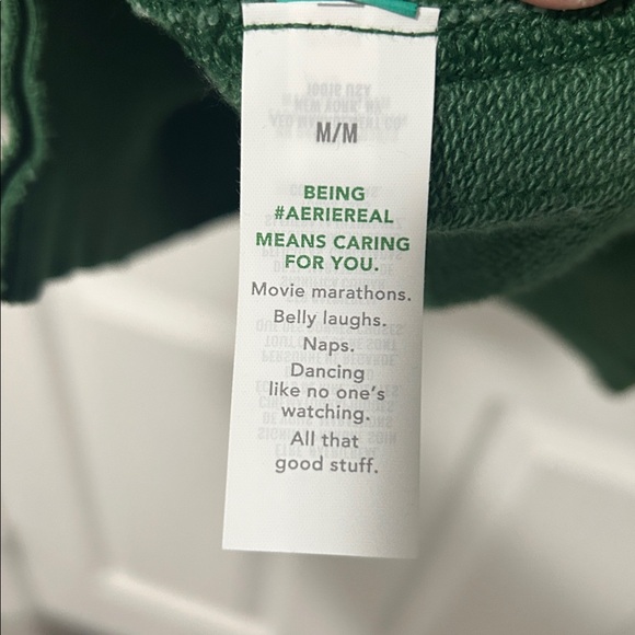 Aerie Green Crewneck Sweatshirt NWT Medium oversized - Picture 7 of 8